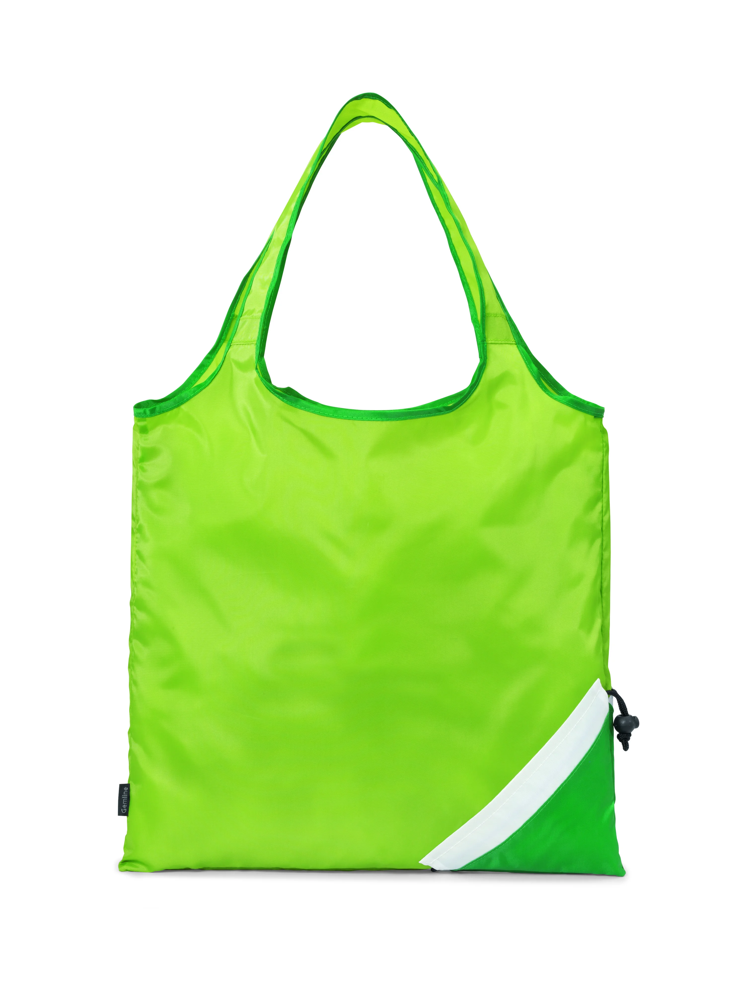 Latitudes Foldaway Shopper — Apple Green